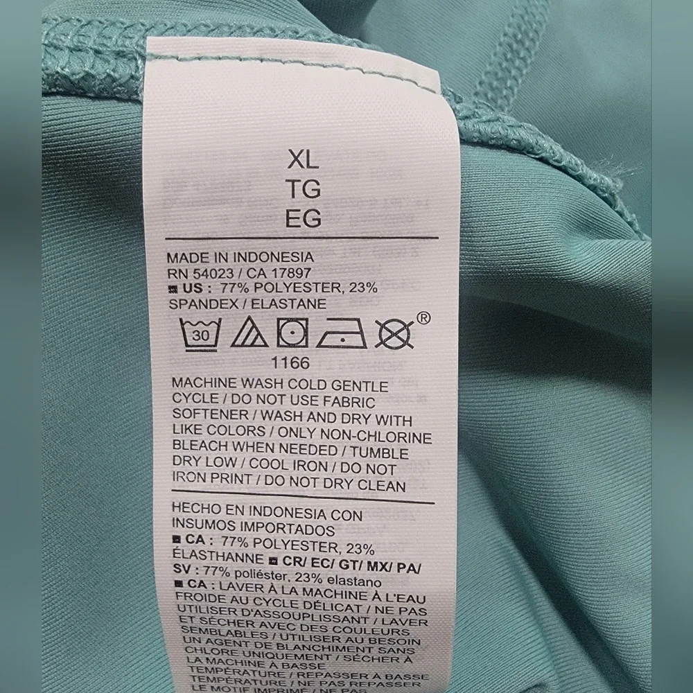 Old Navy Light Blue Powersoft Maternity High-Waisted Leggings - Picture 4 of 8